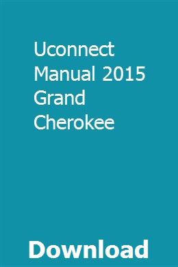 uconnect manual 2015 jeep